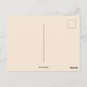  Iers meisje in groen Pet en gezwollen jas Briefkaart (Achterkant)