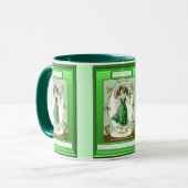 Iers meisje met groen mok (Voorkant links)