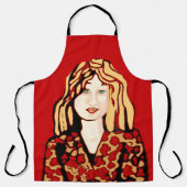 Iers meisje met rode kop schort (Voorkant)