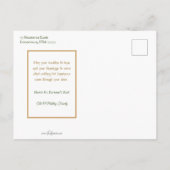  Iers meisje met St. Patrick's Day Greeting Feestdagenkaart (Achterkant)