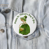  Iers Meisje Ronde Button (In situ)