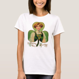 Iers meisje St. Patrick's Day dames shirt