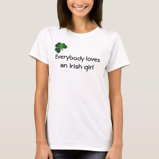 Iers meisje t-shirt (Voorkant)