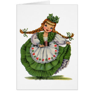 Iers meisje Traditionele Dress