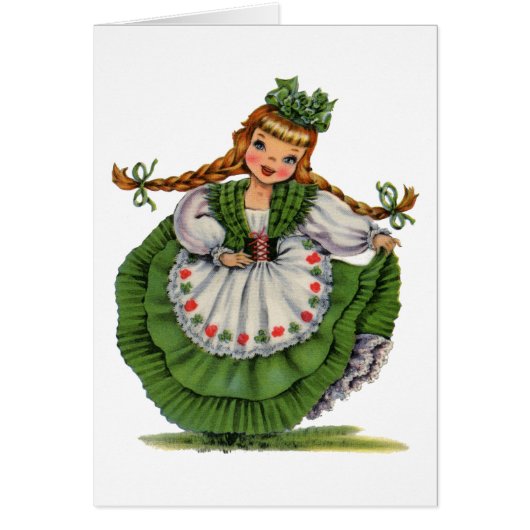 Iers meisje Traditionele Dress (Voorkant)