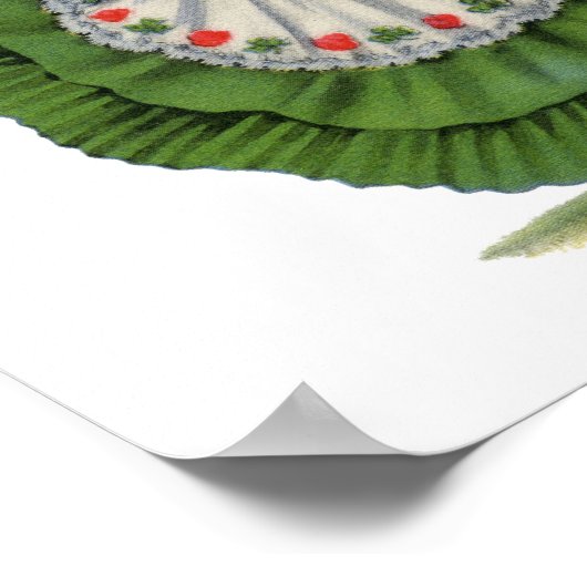  Iers meisje Traditionele Dress Poster (Hoek)