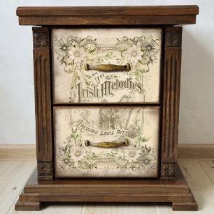  Iers Melodieën Muziek Ephemera Decoupage Tissuepapier