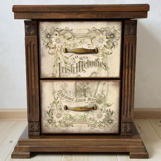  Iers Melodieën Muziek Ephemera Decoupage Tissuepapier