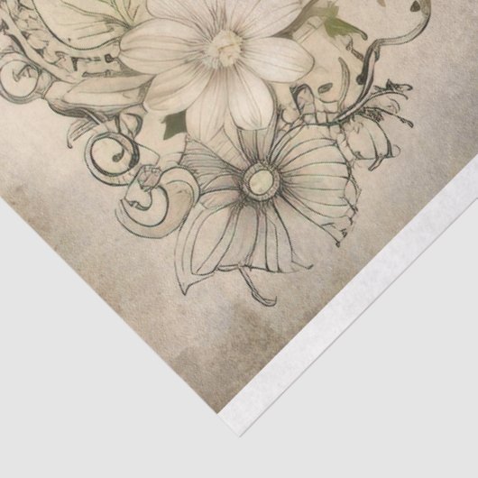  Iers Melodieën Muziek Ephemera Decoupage Tissuepapier (Detail)