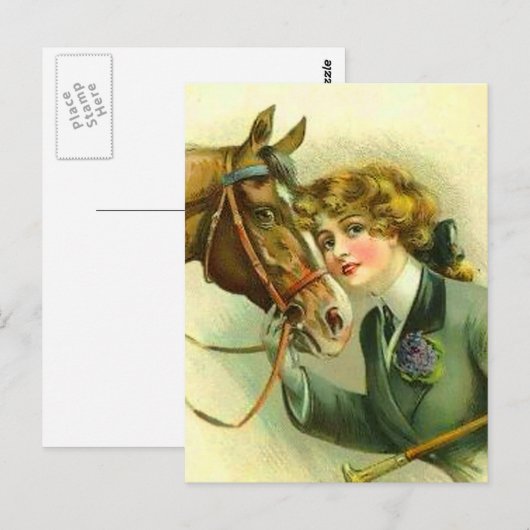 Iers Merrieveulen Briefkaart (Voorkant / Achterkant)