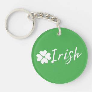 Iers met Shamrock - St. Patrick Dag Sleutelhanger