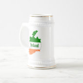 Iers met volledige bloedigheid bierpul (Voorkant links)