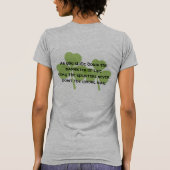 Iers Moge de Splinters nooit de verkeerde weg wijz T-shirt (Achterkant)