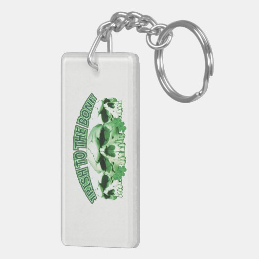 Iers naar de botschedel sleutelhanger (Achterkant Rechts)