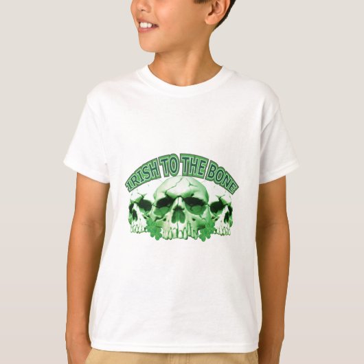 Iers naar de botschedel t-shirt (Voorkant)