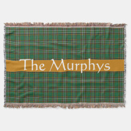 Iers Nationaal Tartan Aangepast Deken