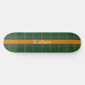 Iers Nationaal Tartan Aangepast Persoonlijk Skateboard (Horizontaal)