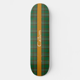 Iers Nationaal Tartan Aangepast Persoonlijk Skateboard