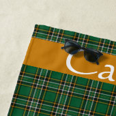 Iers Nationaal Tartan Aangepast Strandlaken (In situ)
