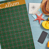 Iers Nationaal Tartan Aangepast Strandlaken