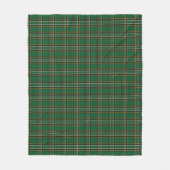Iers Nationaal Tartan Fleece Deken (Voorkant)