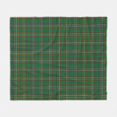 Iers Nationaal Tartan Fleece Deken (Voorkant (Horizontaal))