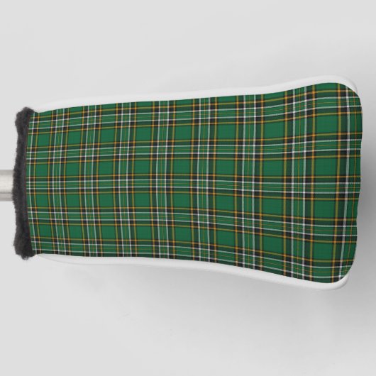 Iers Nationaal Tartan Golfheadcover (Voorkant)