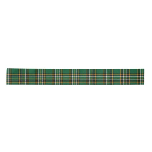 Iers Nationaal Tartan Satijnen Lint (Voorkant)