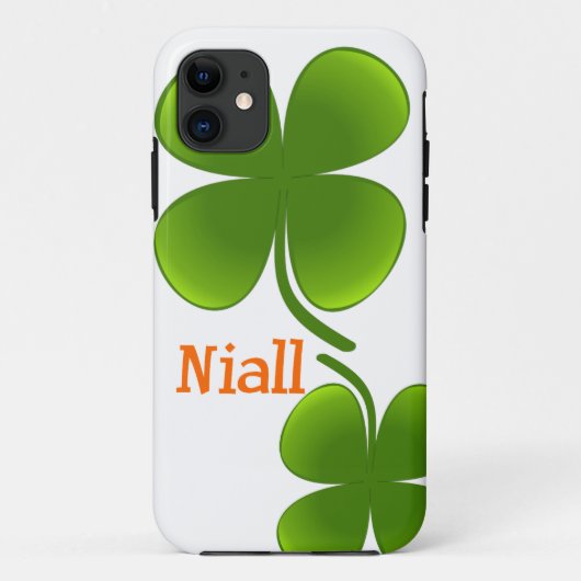 Iers Niall Iphone 5 hoesje met naam (Achterkant)