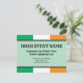 Iers of Ierland thema event achtergrond Briefkaart (Staand voorkant)