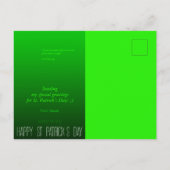 Iers of niet Iers Origineel St Patrick's Day HHP Uitnodiging Briefkaart (Achterkant)