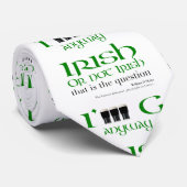 Iers of niet Iers Stropdas voor de dag van de St.  (Opgerold)