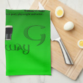 Iers of niet Irish Original St Patrick's Day Gr2KT Theedoek (Quarter Fold)