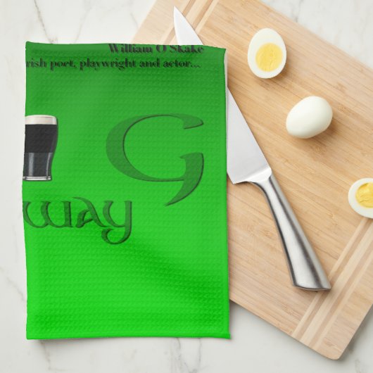 Iers of niet Irish Original St Patrick's Day Gr2KT Theedoek (Quarter Fold)