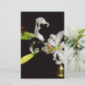 Iers ontwerp - Collectie voor messing en bloem Briefpapier (Staand voorkant)