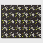 Iers ontwerp - Collectie voor messing en bloem Cadeaupapier (Vlak)