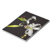 Iers ontwerp - Collectie voor messing en bloem Notitieblok (Linkerzijde)