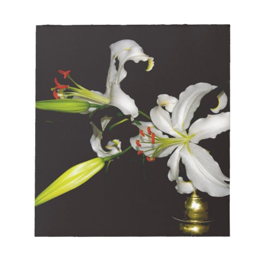 Iers ontwerp - Collectie voor messing en bloem Notitieblok (Voorkant)