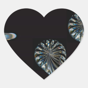 Iers ontwerp-De Crystal Collectie Hart Sticker