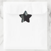 Iers ontwerp - De kristalcollectie Ster Sticker (Tas)