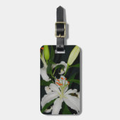 Iers ontwerp-Messing en Bloemencollectie Bagagelabel (Voorkant verticaal)