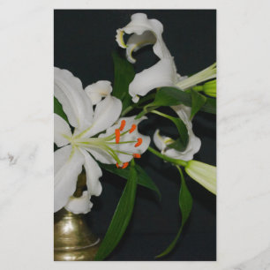 Iers ontwerp-Messing en Bloemencollectie Briefpapier