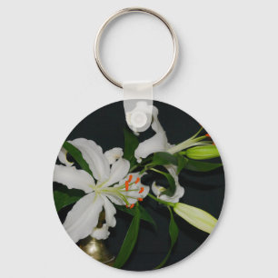 Iers ontwerp-Messing en Bloemencollectie Sleutelhanger