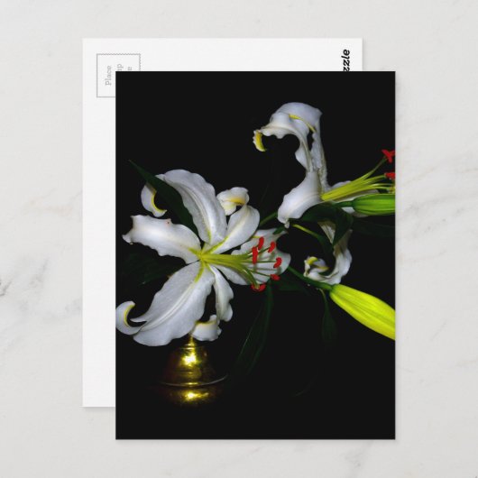 Iers ontwerp-messing en ventilatorontwerp briefkaart (Voorkant / Achterkant)