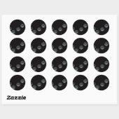 Iers ontwerp-The Crystal Collection Ronde Sticker (Vel)