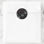 Iers ontwerp-The Crystal Collection Ronde Sticker (Tas)