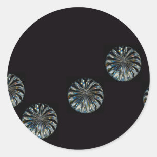 Iers ontwerp-The Crystal Collection Ronde Sticker