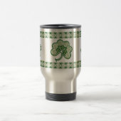 Iers ontwerp van Spiral Shamrock-Mokken Reisbeker (Center)