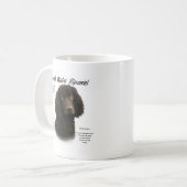 Iers ontwerp voor de geschiedenis van waterspaniel koffiemok (Voorkant links)