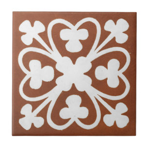  Iers ontwerp voor keramische kunst Red Clover Tegeltje